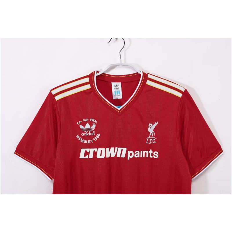 Mens Liverpool Retro Home Jersey 1986/87