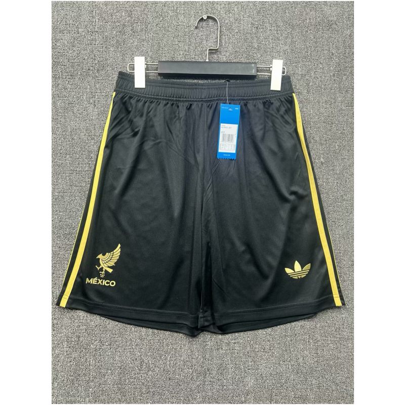 Mens Mexico Gold Cup Black Shorts 2025