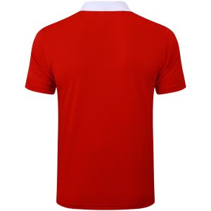 Mens PSG x Jordan Polo Shirt Red 2025/26