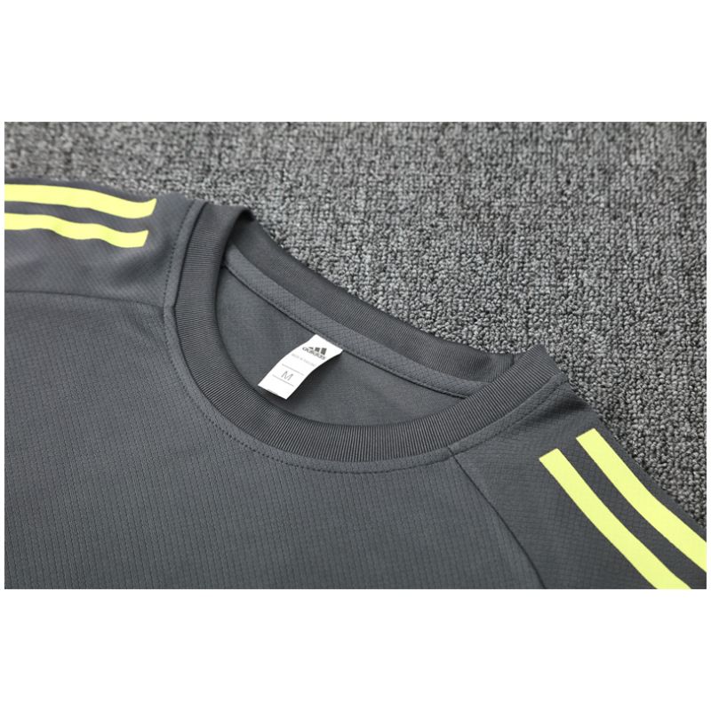 Mens Real Madrid Short Training Suit Grey 2025/26