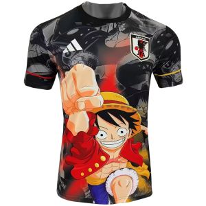 Mens Japan Special Edition King of Pirates Luffy Black Jersey 2025