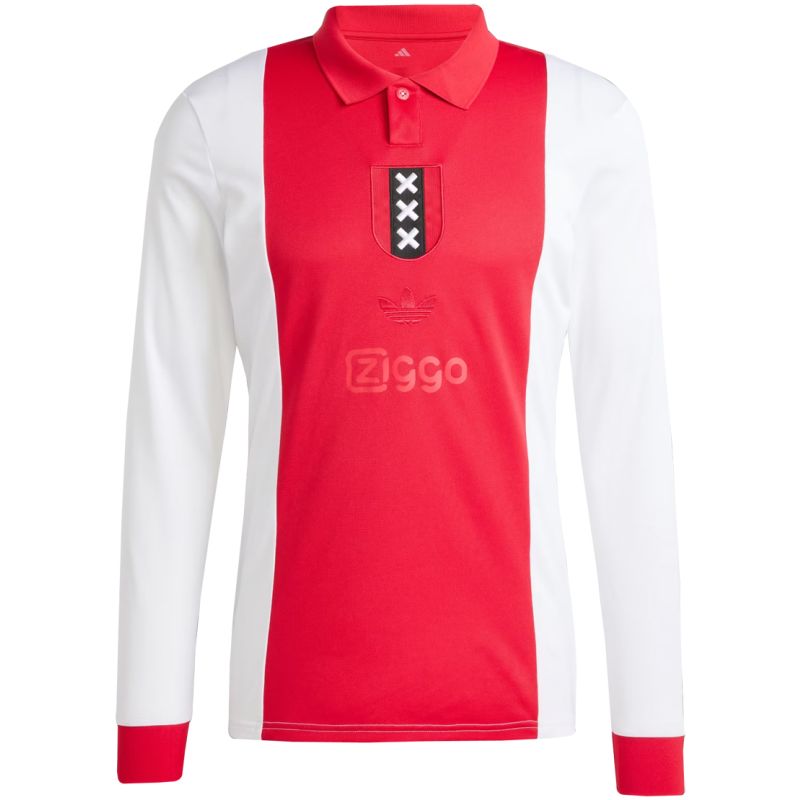 Mens Ajax 125th Anniversary Red Jersey Long Sleeve