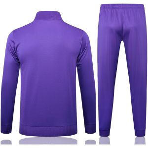 Mens Real Madrid Jacket + Pants Training Suit Purple 2025/26