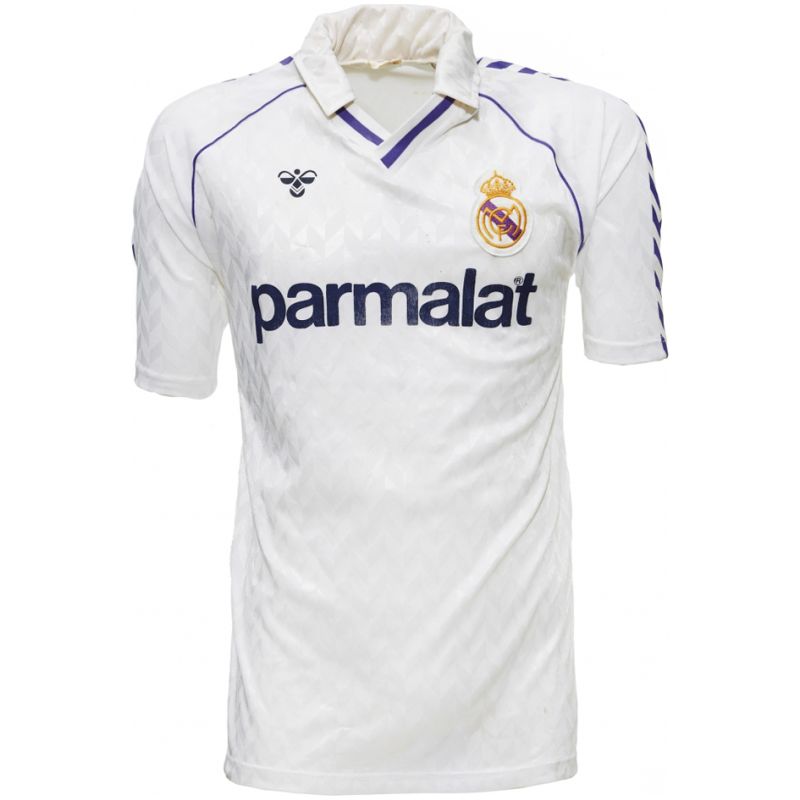 Mens Real Madrid Retro Home Jersey 1986/87
