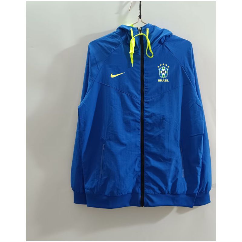 Mens Brazil All Weather Windrunner Jacket Blue 2025