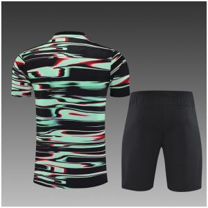 Kids Portugal Short Training Suit Black – Green 2025