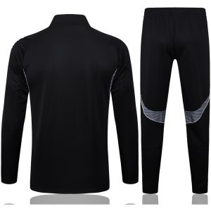 Mens Real Madrid Jacket + Pants Training Suit Black 2025/26