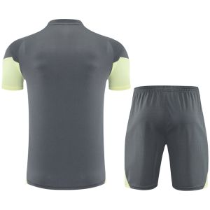 Mens Real Madrid Short Training Suit Grey 2025/26