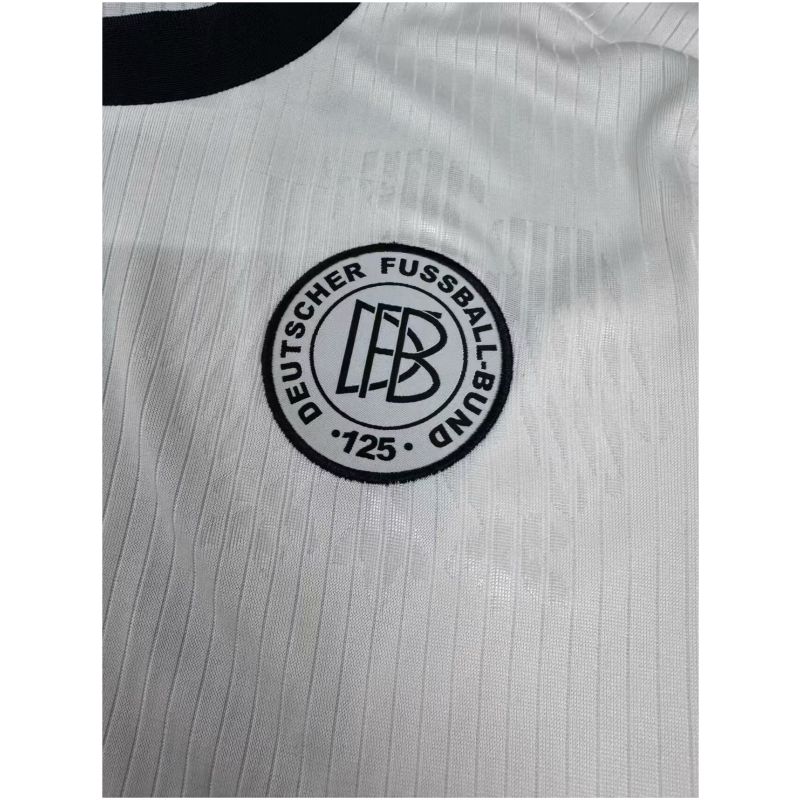 Mens Germany 125th Anniversary White Jersey Long Sleeve