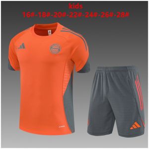 Kids Bayern Munich Short Training Suit Orange 2025/26