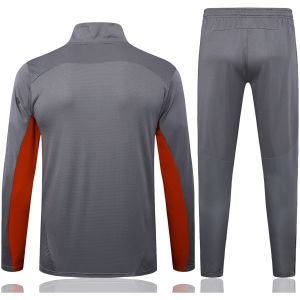 Mens AC Milan Jacket + Pants Training Suit Grey 2025/26
