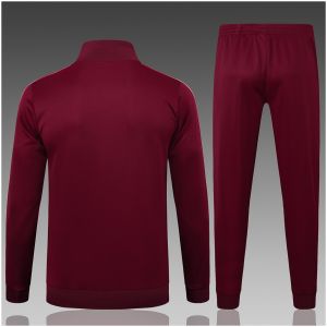 Kids Bayern Munich Jacket + Pants Training Suit Burgundy 2025/26