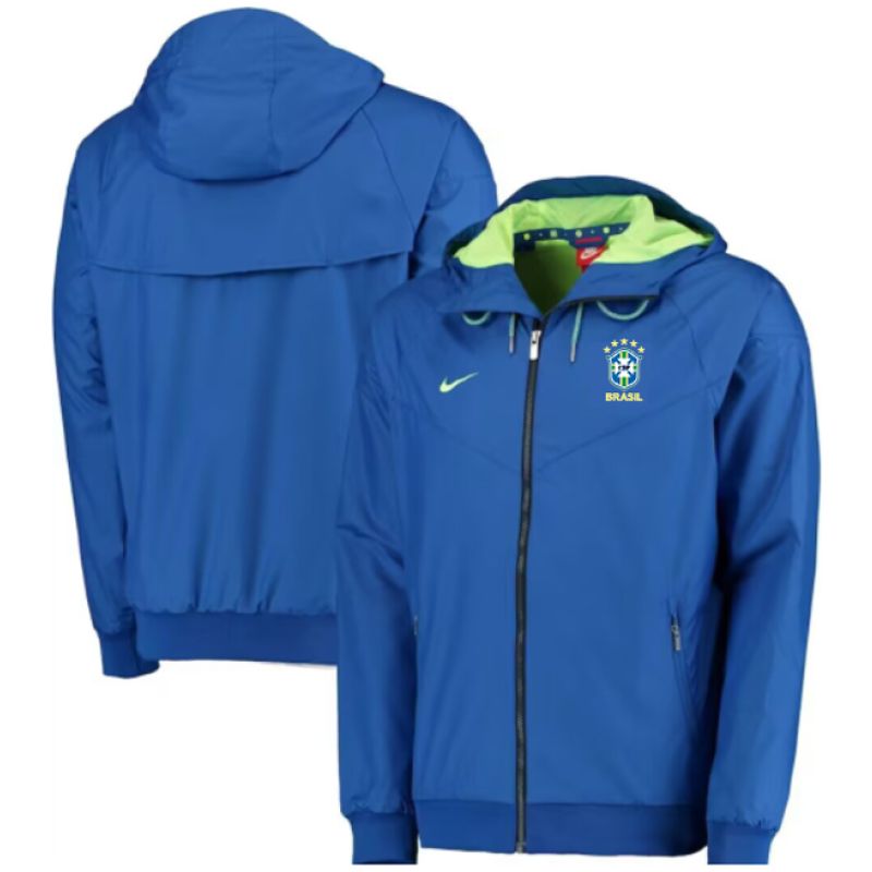 Mens Brazil All Weather Windrunner Jacket Blue 2025