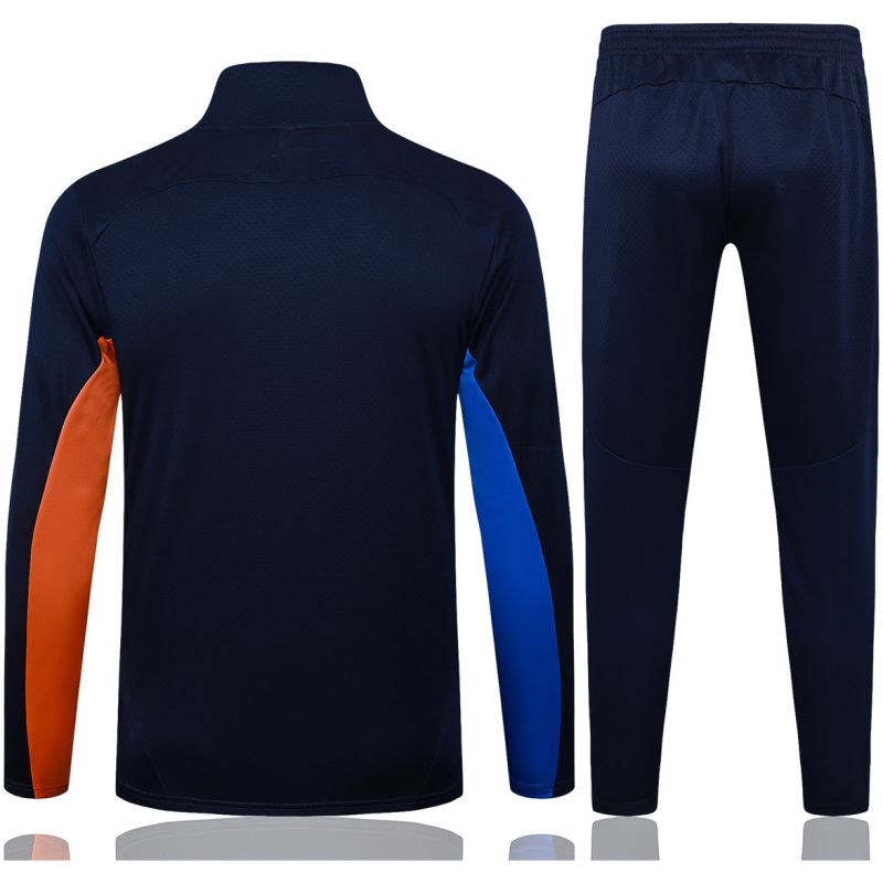 Mens Olympique Marseille Jacket + Pants Training Suit Grey 2025/26