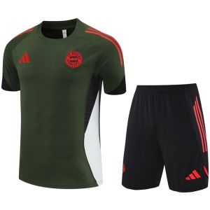 Mens Bayern Munich Short Training Suit Green 2025/26