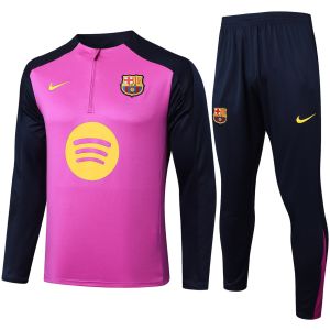 Mens Barcelona Training Suit Purple 2025/26
