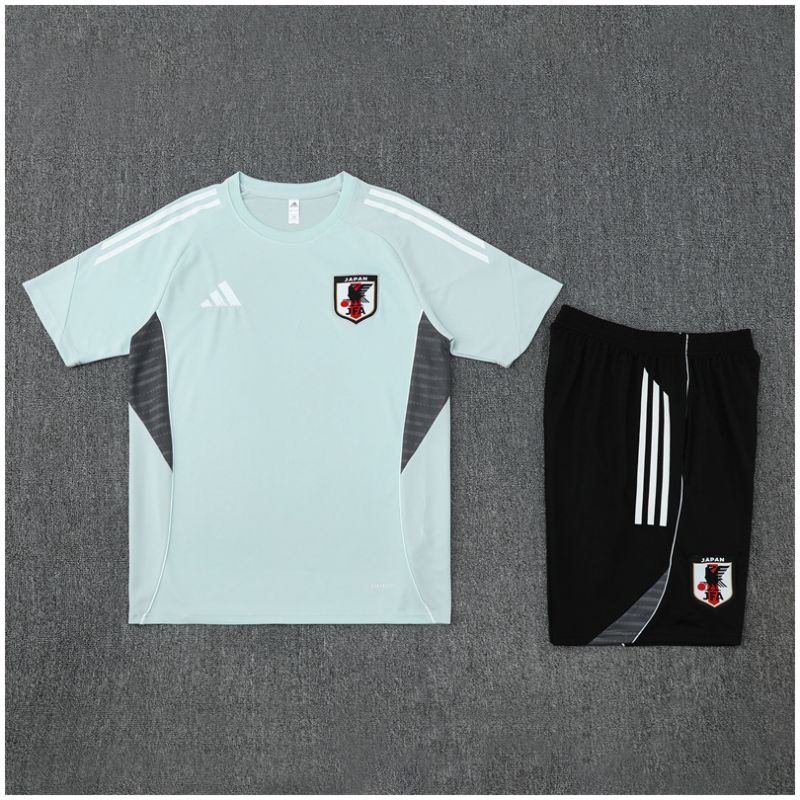 Kids Japan Short Training Suit Light Grey 2025