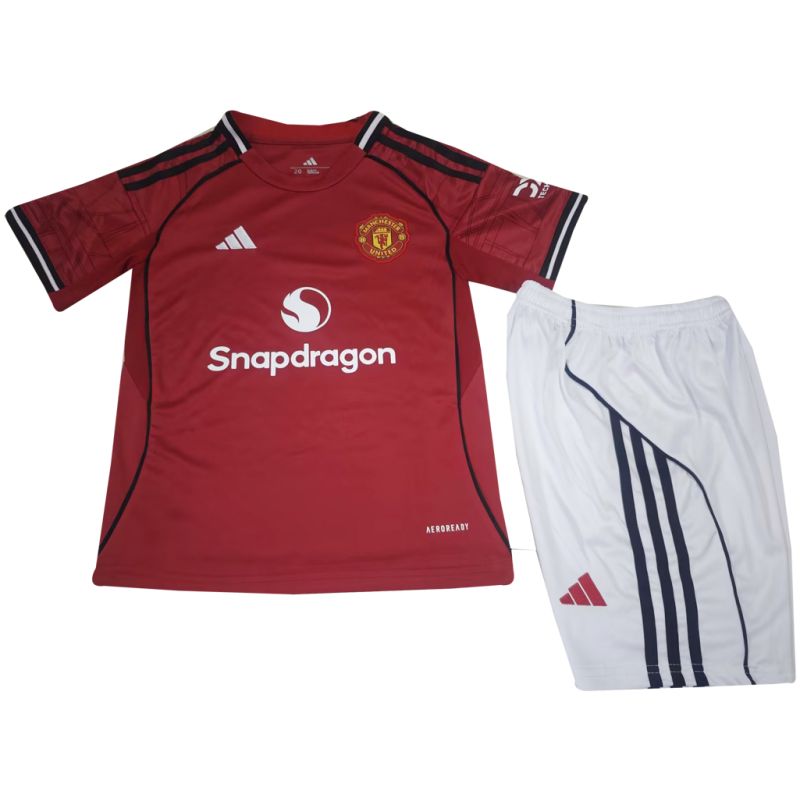 Kids Manchester United Home Jersey 2025/26