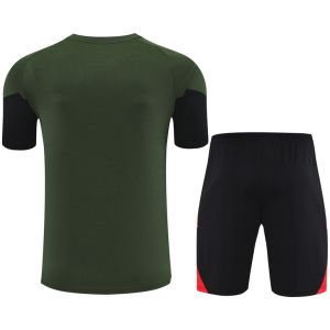 Mens Bayern Munich Short Training Suit Green 2025/26