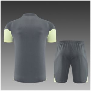 Kids Real Madrid Short Training Suit Grey 2025/26