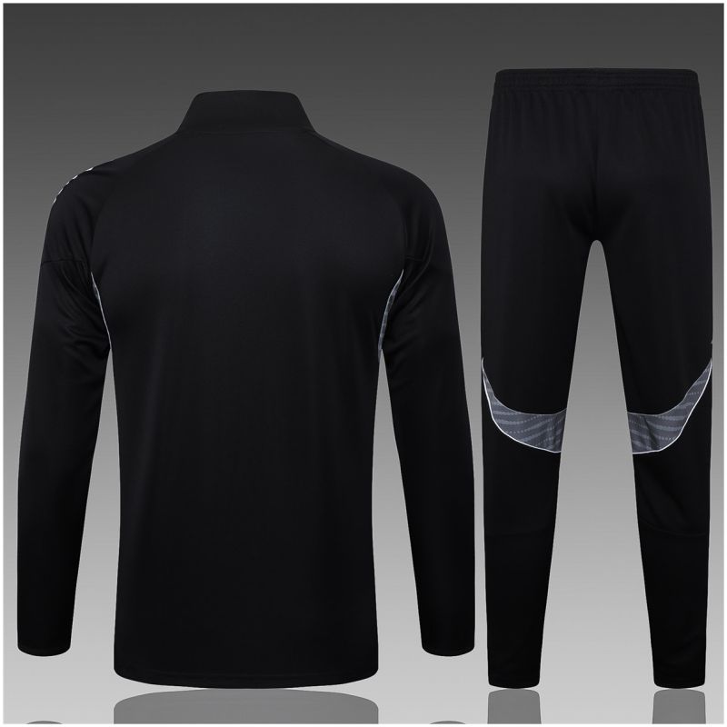 Kids Real Madrid Jacket + Pants Training Suit Black 2025/26