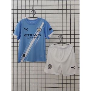 Kids Manchester City Home Jersey 2025/26