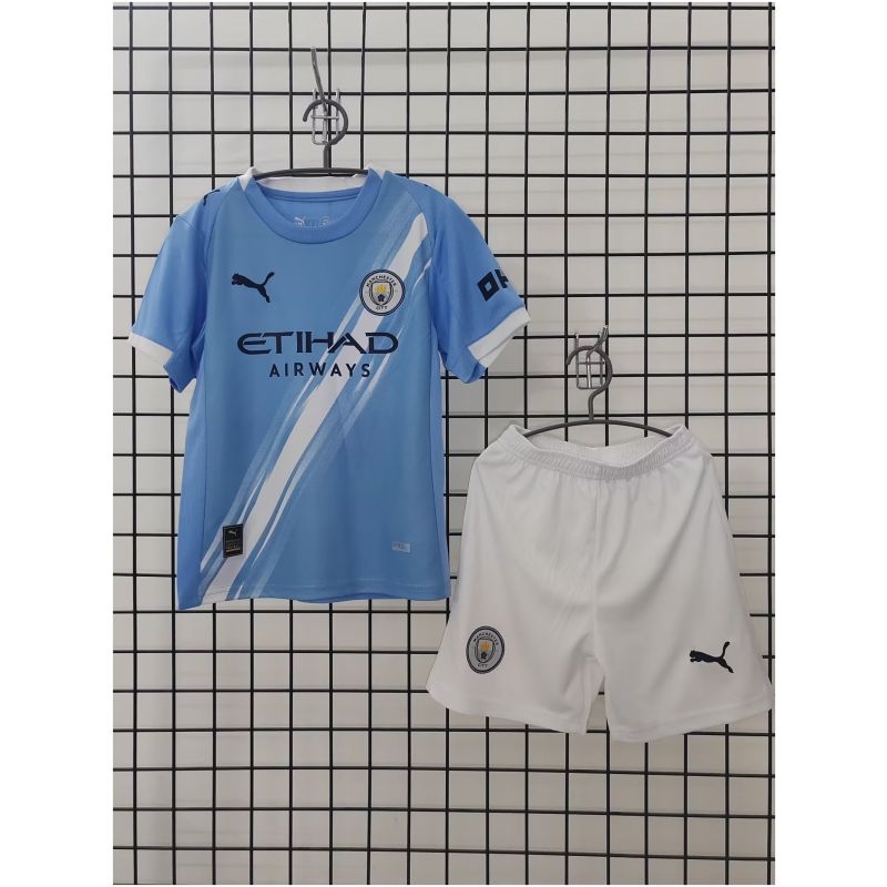 Kids Manchester City Home Jersey 2025/26