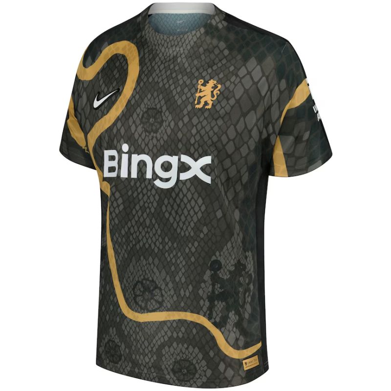 Mens Chelsea Year of the Snake Special Edition Grey Jersey 2025/26