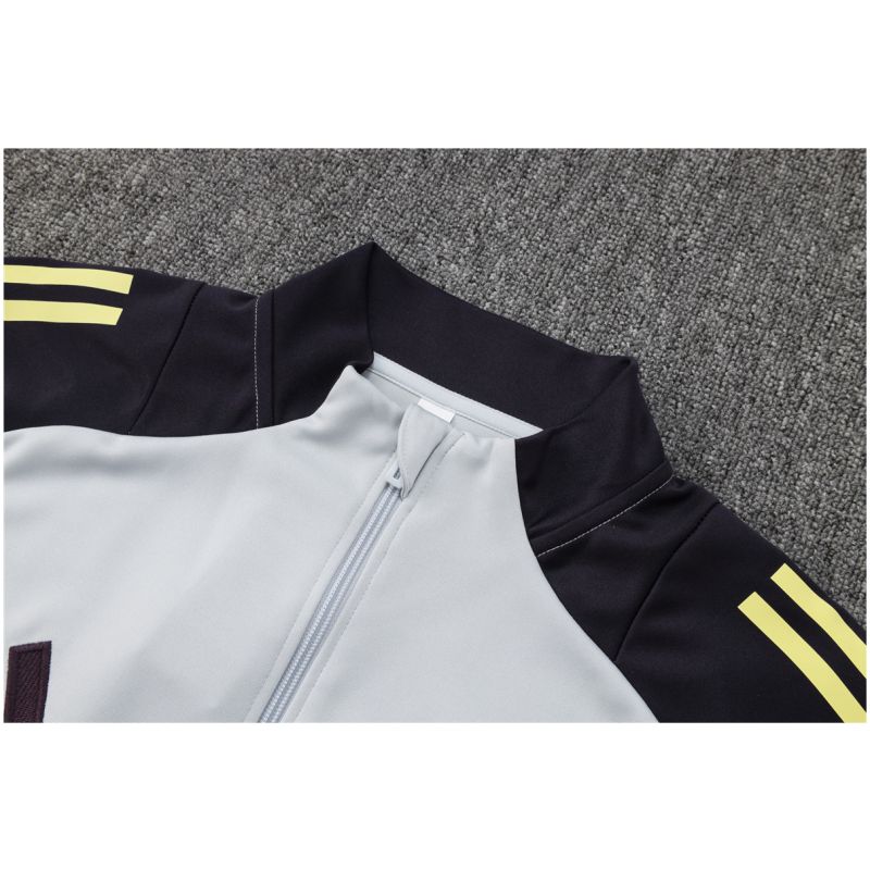 Mens Juventus Jacket + Pants Training Suit Light Grey 2025/26