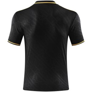 Mens Real Madrid Polo Shirt Black 2025/26