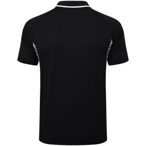 Mens Real Madrid Polo Shirt Black 2025/26