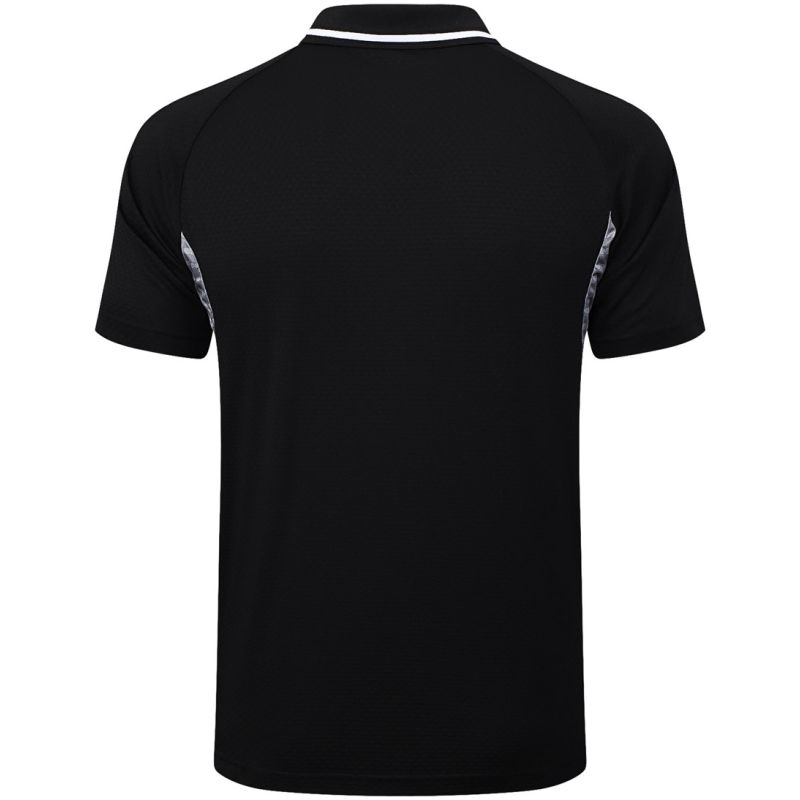 Mens Real Madrid Polo Shirt Black 2025/26