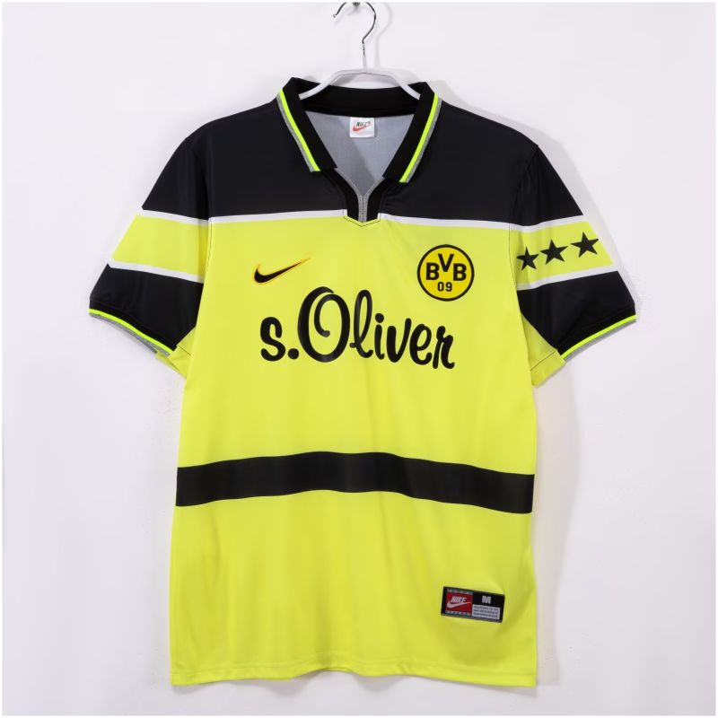 Mens Borussia Dortmund Retro Home Jersey 1997