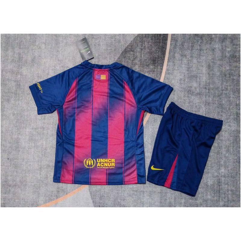 Kids Barcelona Home Jersey 2025/26