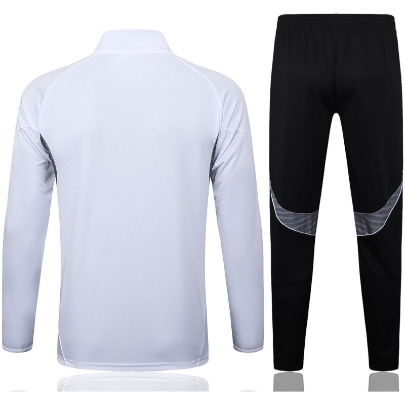 Mens Real Madrid Jacket + Pants Training Suit White 2025/26