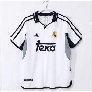 Mens Real Madrid Retro Home Jersey 2000/01