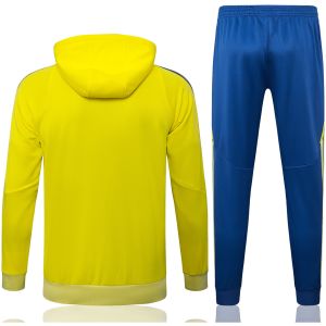 Mens Ajax Hoodie Sweatshirt + Pants Training Suit Yellow 2025/26