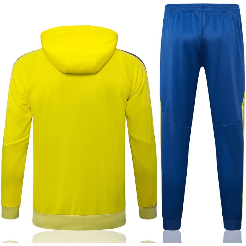 Mens Ajax Hoodie Sweatshirt + Pants Training Suit Yellow 2025/26