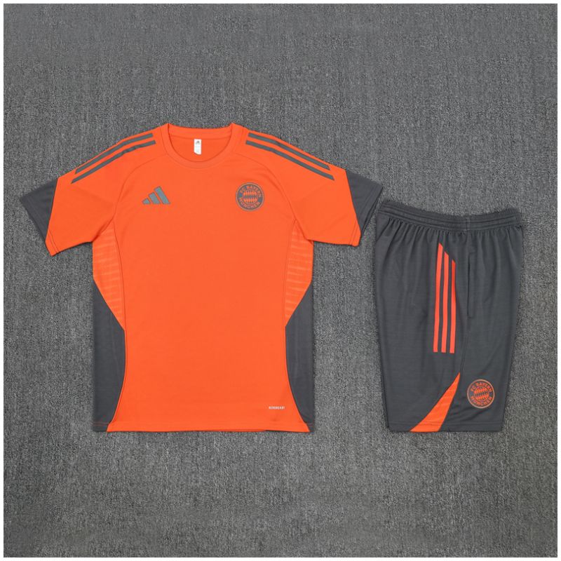 Kids Bayern Munich Short Training Suit Orange 2025/26