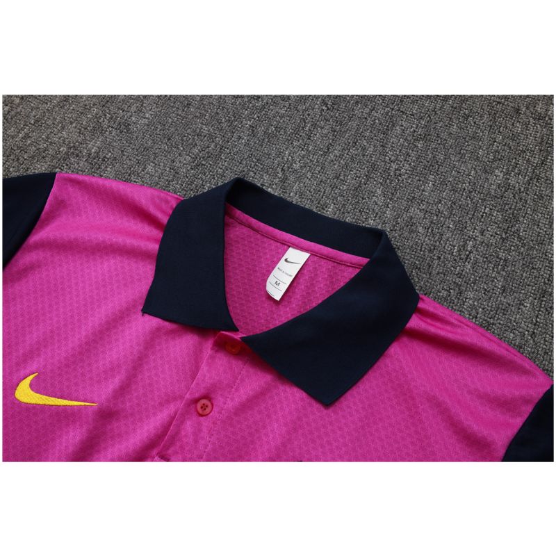 Mens Barcelona Polo Shirt Purple 2025/26