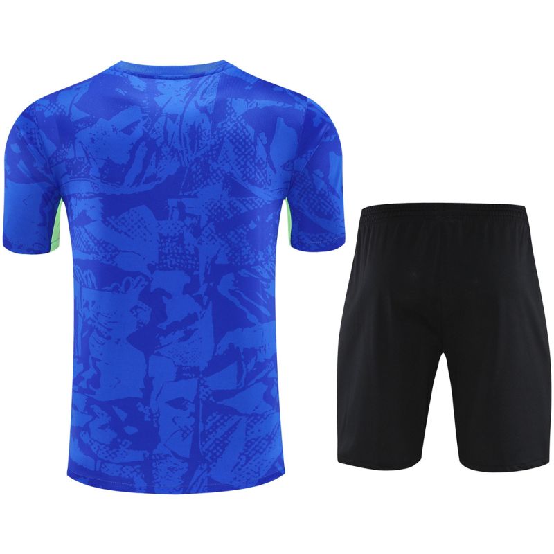 Mens Barcelona Short Training Suit Blue 2025/26