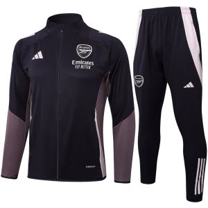 Mens Arsenal Jacket + Pants Training Suit Dark Grey 2025/26