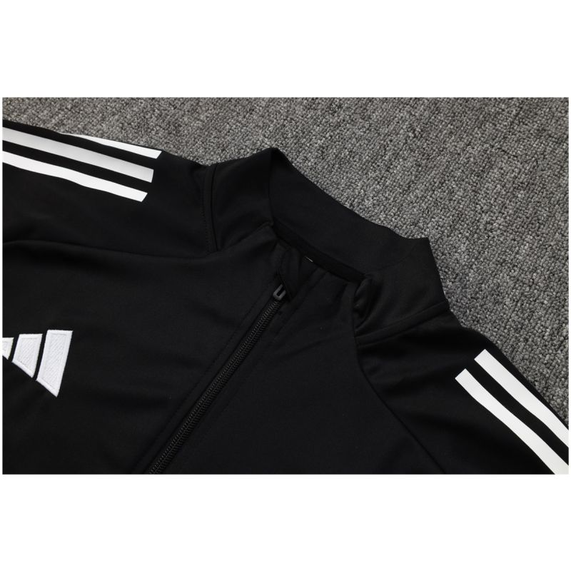 Mens Real Madrid Jacket + Pants Training Suit Black 2025/26