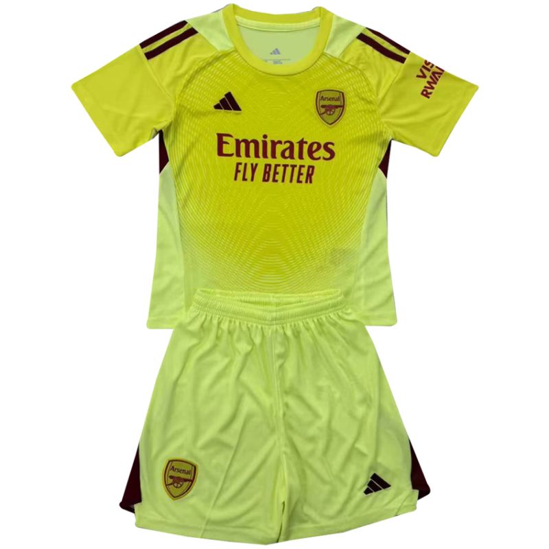 Kids Arsenal Goalkeeper Yellow Jersey 2025/26
