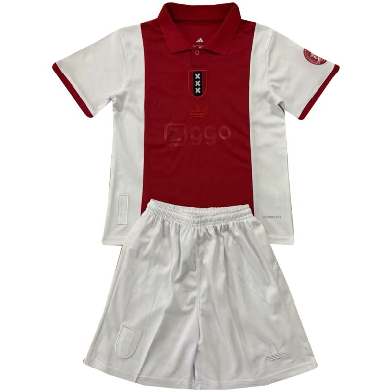 Kids Ajax 125th Years Red Jersey 2025