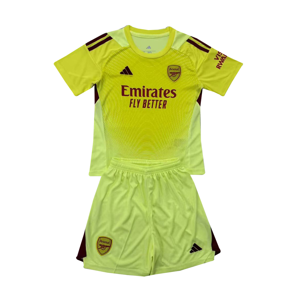 Kids Arsenal Goalkeeper Yellow Jersey 2025/26