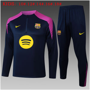 Kids Barcelona Training Suit Royal 2025/26
