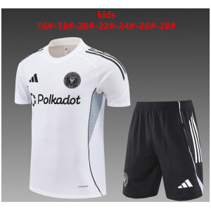 Kids Inter Miami C.F. Short Training Suit White 2025/26