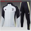 Kids Juventus Jacket + Pants Training Suit Grey 2025/26