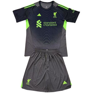 Kids Liverpool Goalkeeper Black Jersey 2025/26
